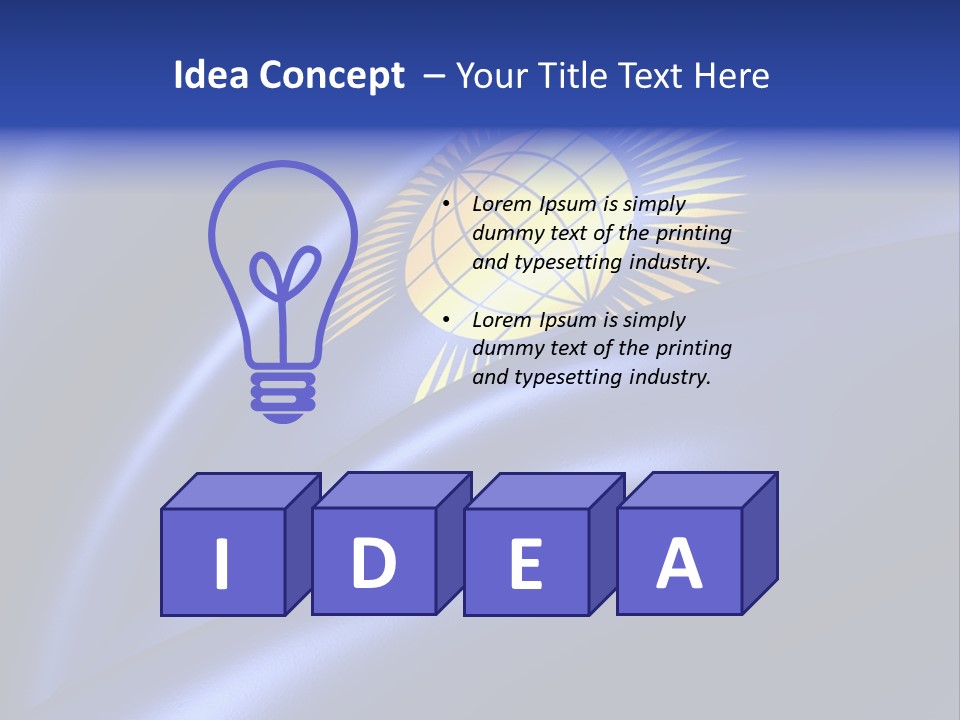 Curve Full English PowerPoint Template