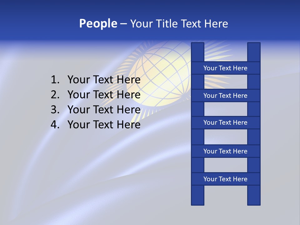 Curve Full English PowerPoint Template