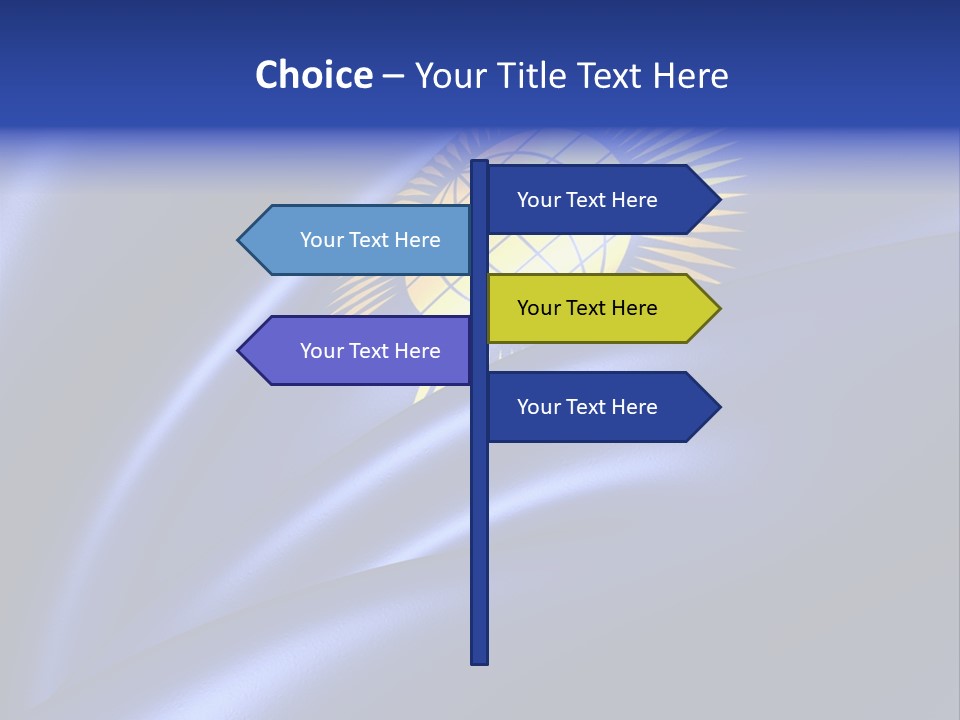Curve Full English PowerPoint Template