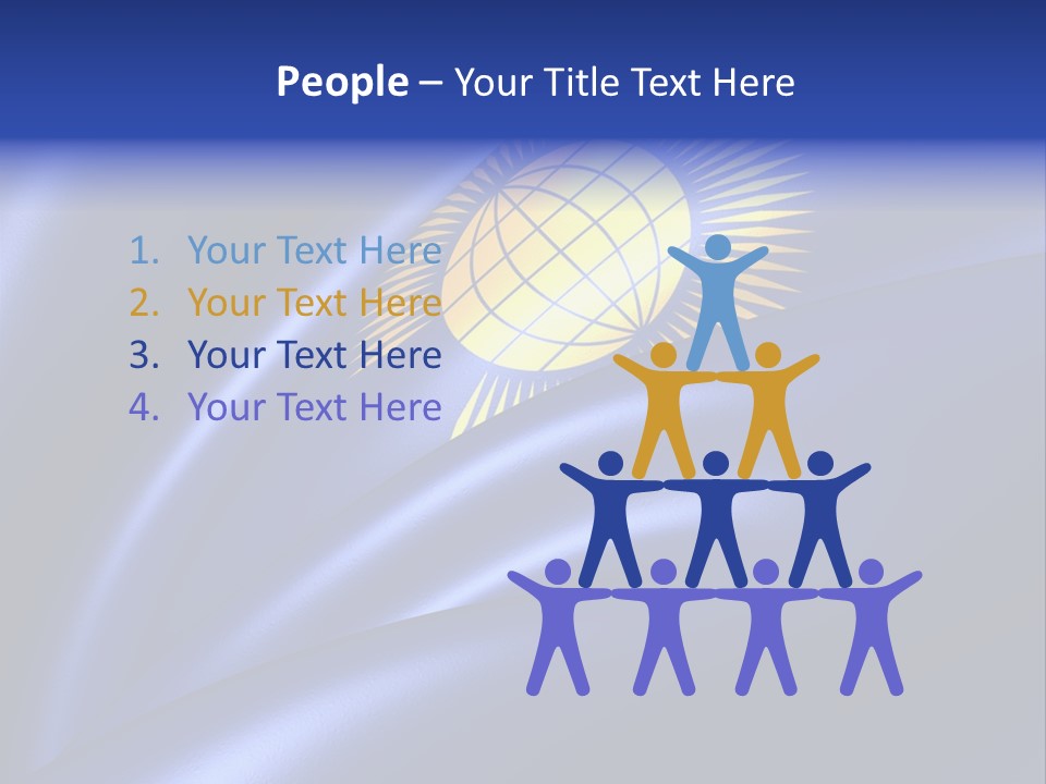 Curve Full English PowerPoint Template