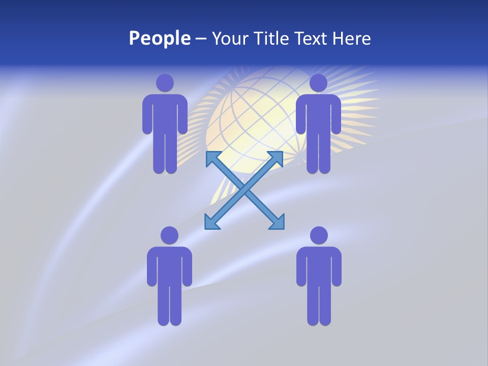 Curve Full English PowerPoint Template