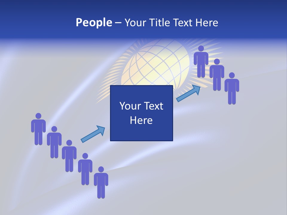 Curve Full English PowerPoint Template