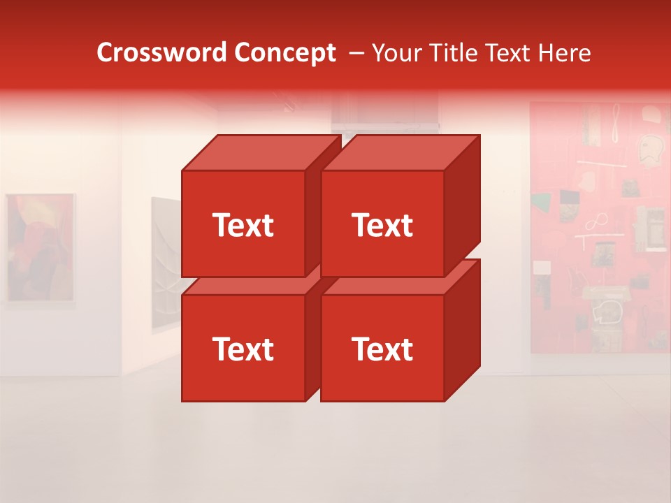 Pictures Gallery Painting Gallery Show Case PowerPoint Template
