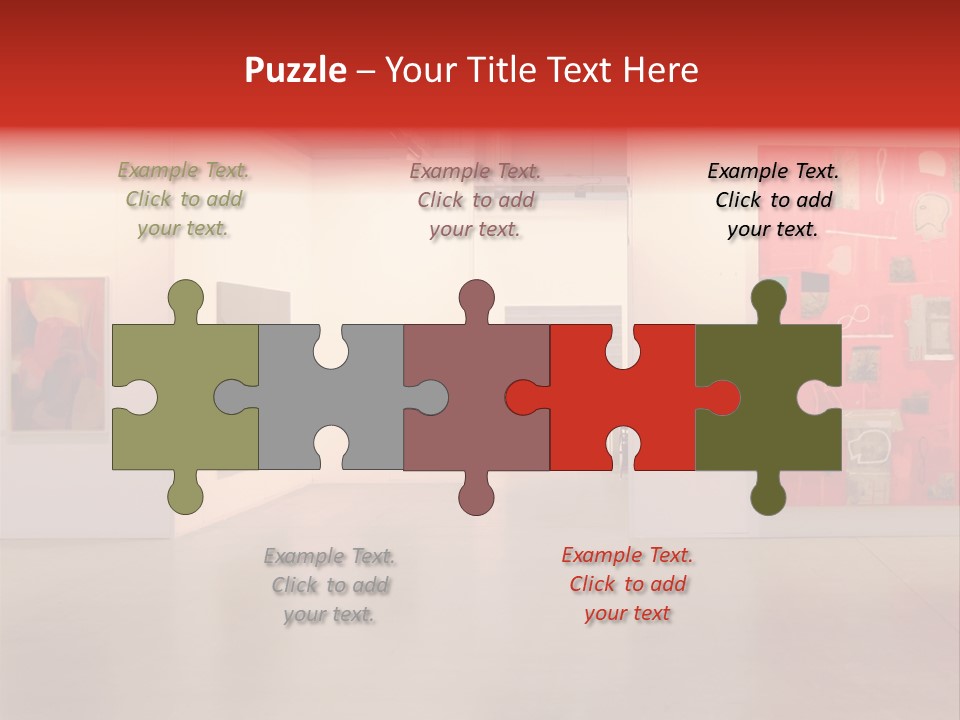 Pictures Gallery Painting Gallery Show Case PowerPoint Template