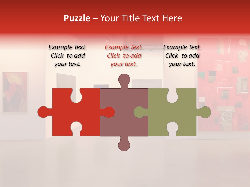 Pictures Gallery Painting Gallery Show Case PowerPoint Template