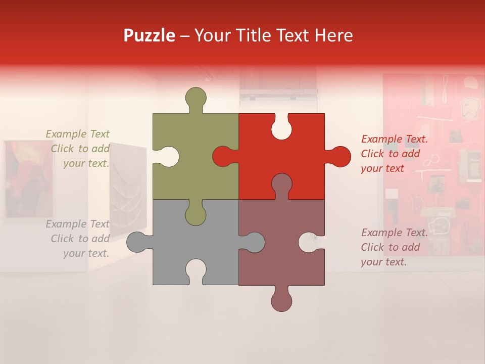 Pictures Gallery Painting Gallery Show Case PowerPoint Template