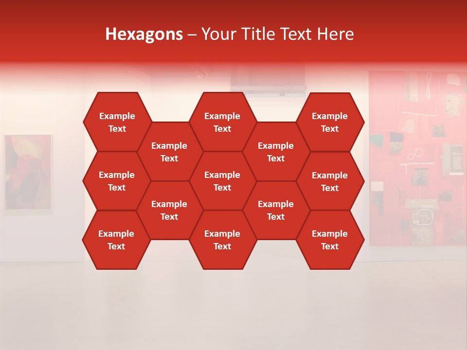 Pictures Gallery Painting Gallery Show Case PowerPoint Template