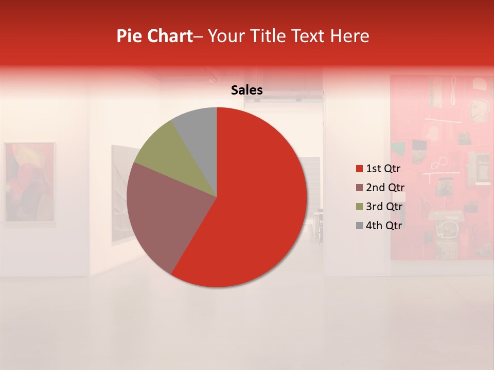 Pictures Gallery Painting Gallery Show Case PowerPoint Template