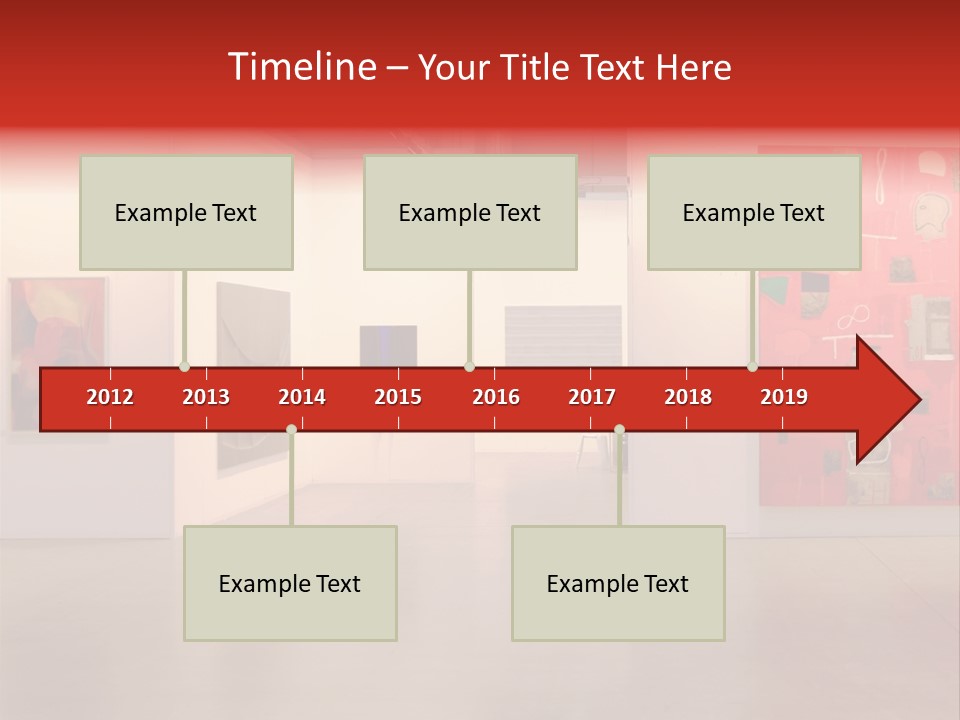 Pictures Gallery Painting Gallery Show Case PowerPoint Template