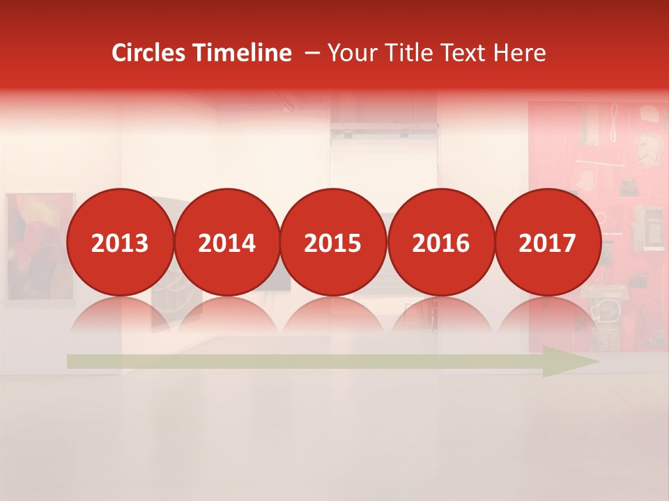 Pictures Gallery Painting Gallery Show Case PowerPoint Template