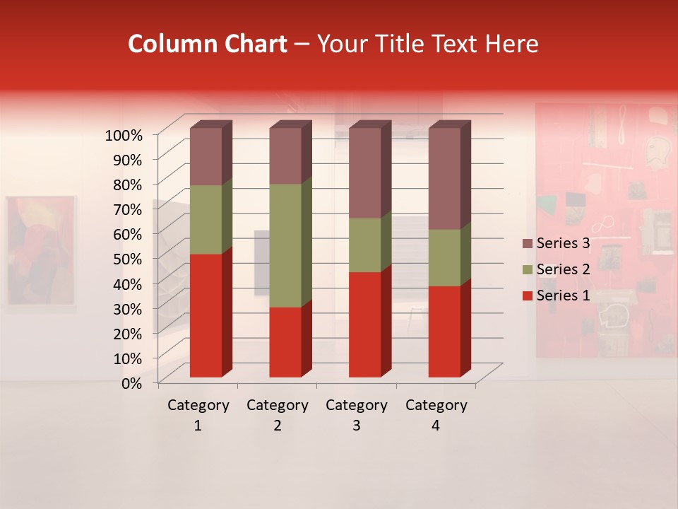 Pictures Gallery Painting Gallery Show Case PowerPoint Template
