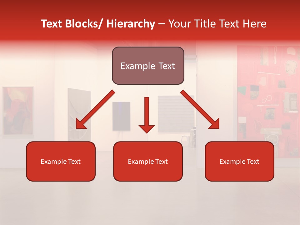 Pictures Gallery Painting Gallery Show Case PowerPoint Template