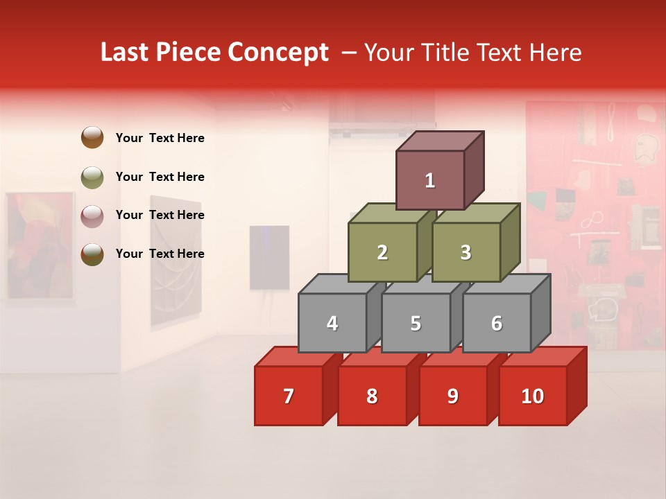 Pictures Gallery Painting Gallery Show Case PowerPoint Template