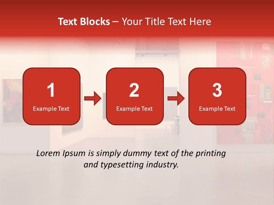 Pictures Gallery Painting Gallery Show Case PowerPoint Template