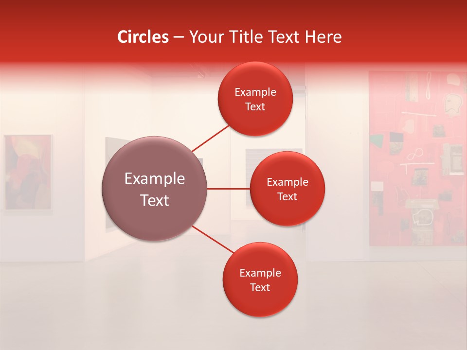 Pictures Gallery Painting Gallery Show Case PowerPoint Template