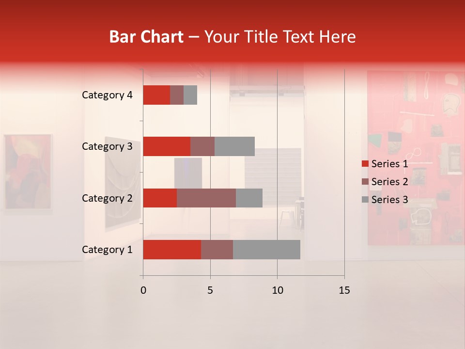 Pictures Gallery Painting Gallery Show Case PowerPoint Template