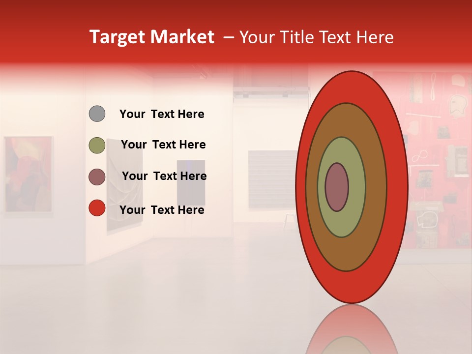 Pictures Gallery Painting Gallery Show Case PowerPoint Template