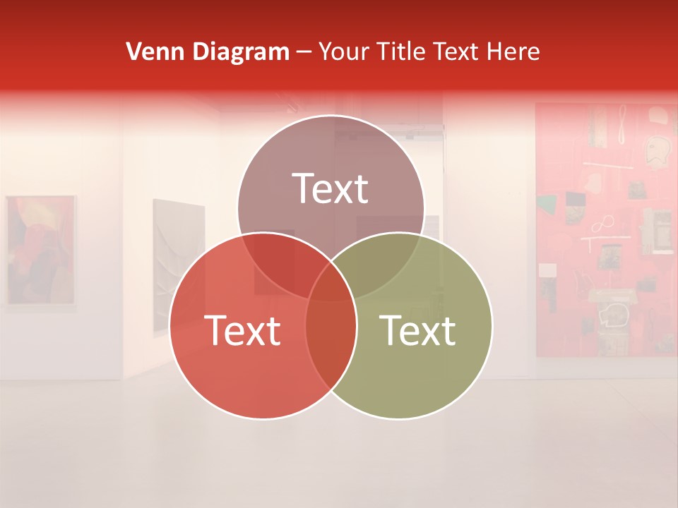 Pictures Gallery Painting Gallery Show Case PowerPoint Template