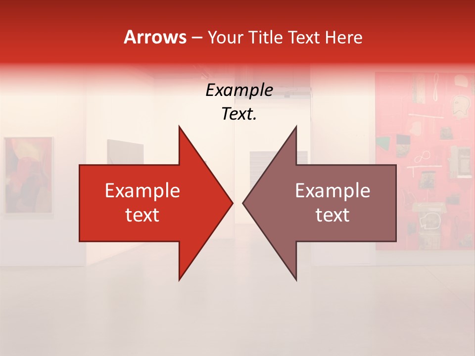 Pictures Gallery Painting Gallery Show Case PowerPoint Template