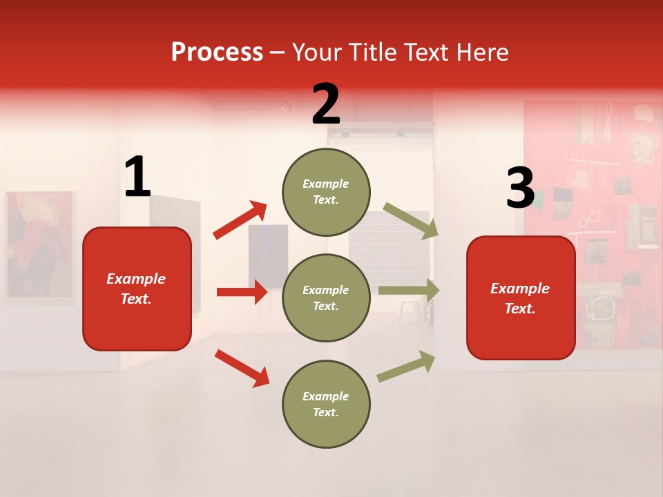 Pictures Gallery Painting Gallery Show Case PowerPoint Template