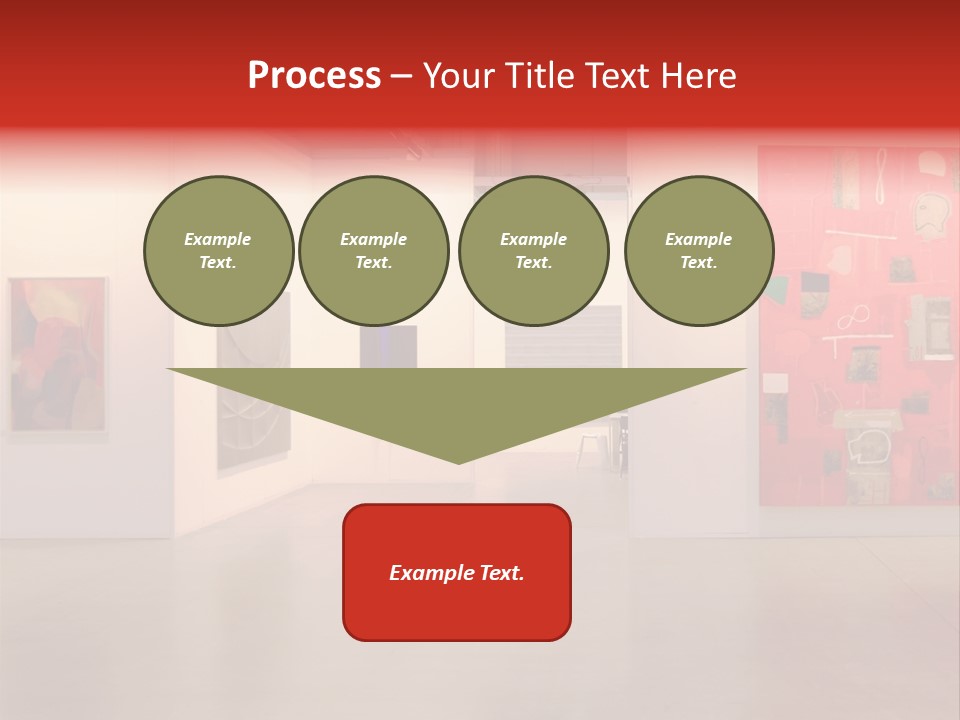 Pictures Gallery Painting Gallery Show Case PowerPoint Template
