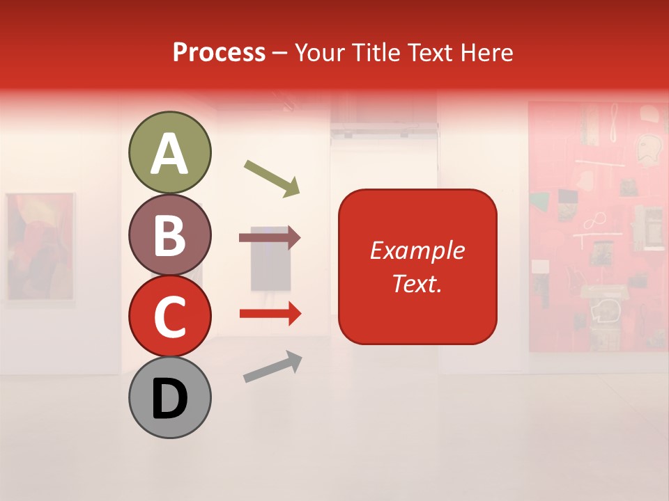 Pictures Gallery Painting Gallery Show Case PowerPoint Template