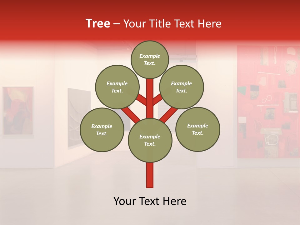 Pictures Gallery Painting Gallery Show Case PowerPoint Template