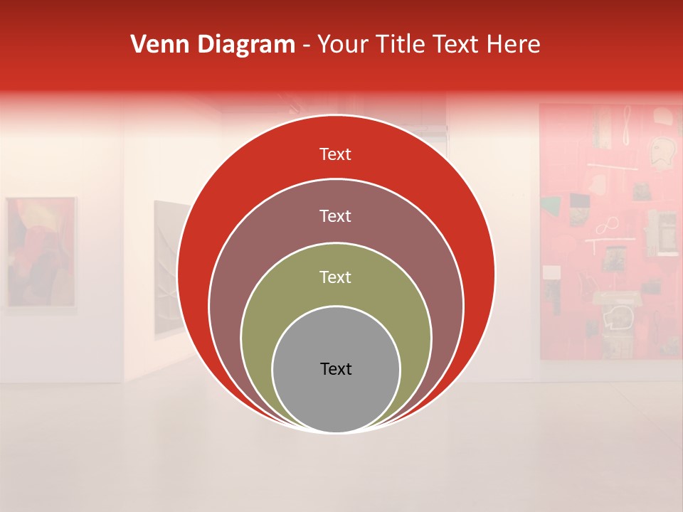 Pictures Gallery Painting Gallery Show Case PowerPoint Template
