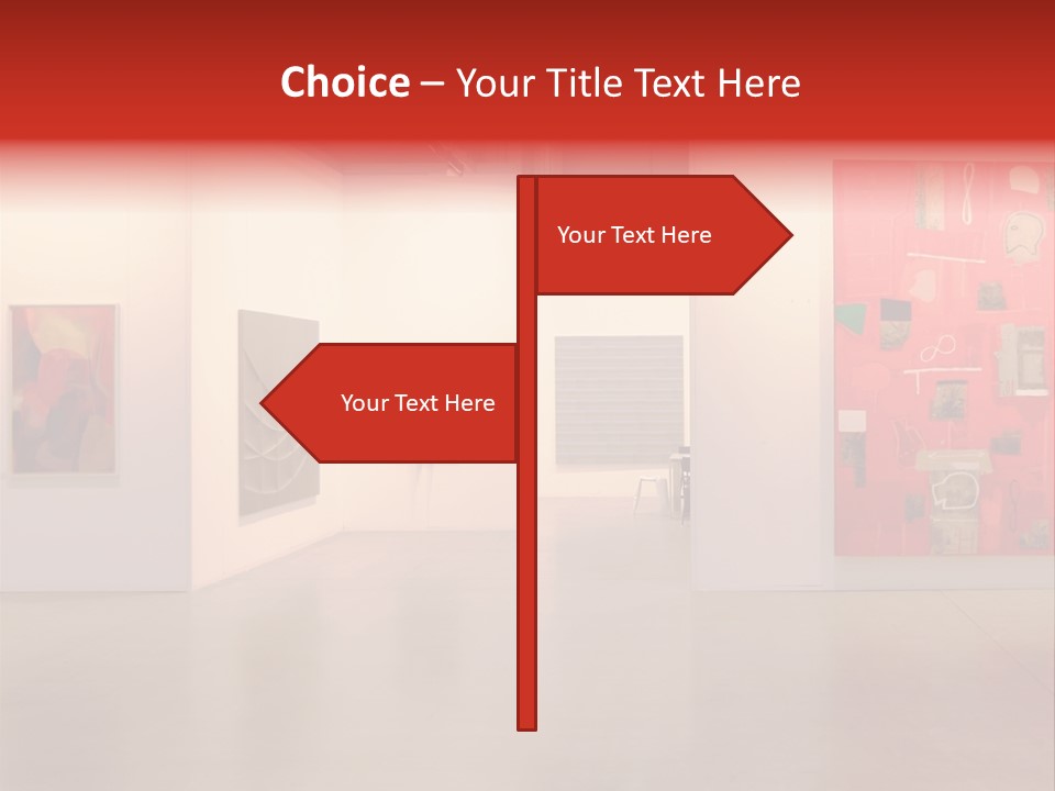 Pictures Gallery Painting Gallery Show Case PowerPoint Template