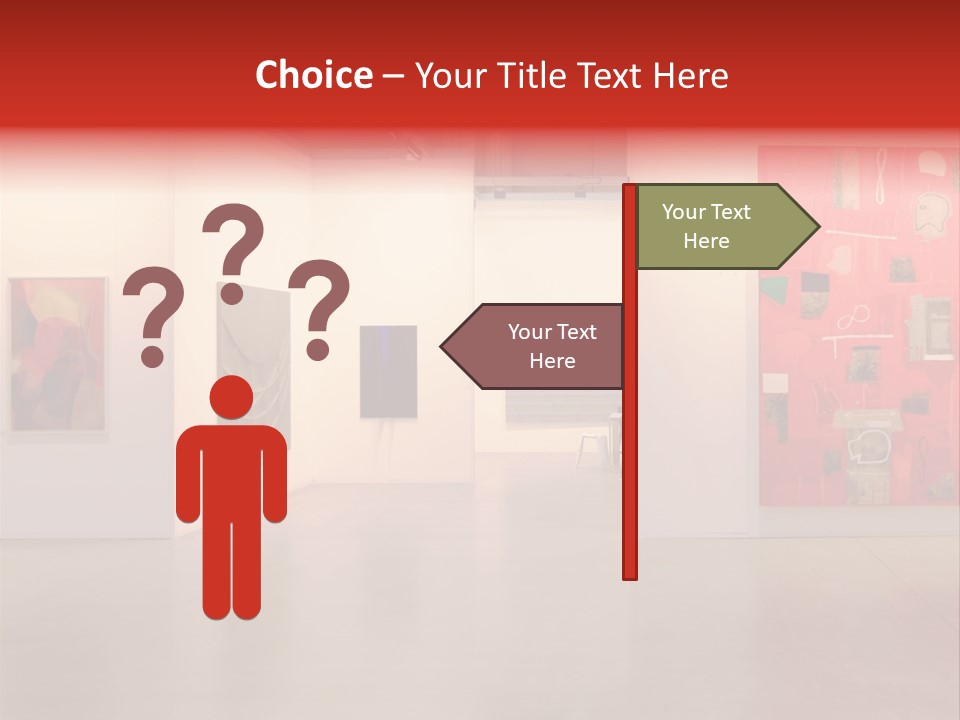 Pictures Gallery Painting Gallery Show Case PowerPoint Template