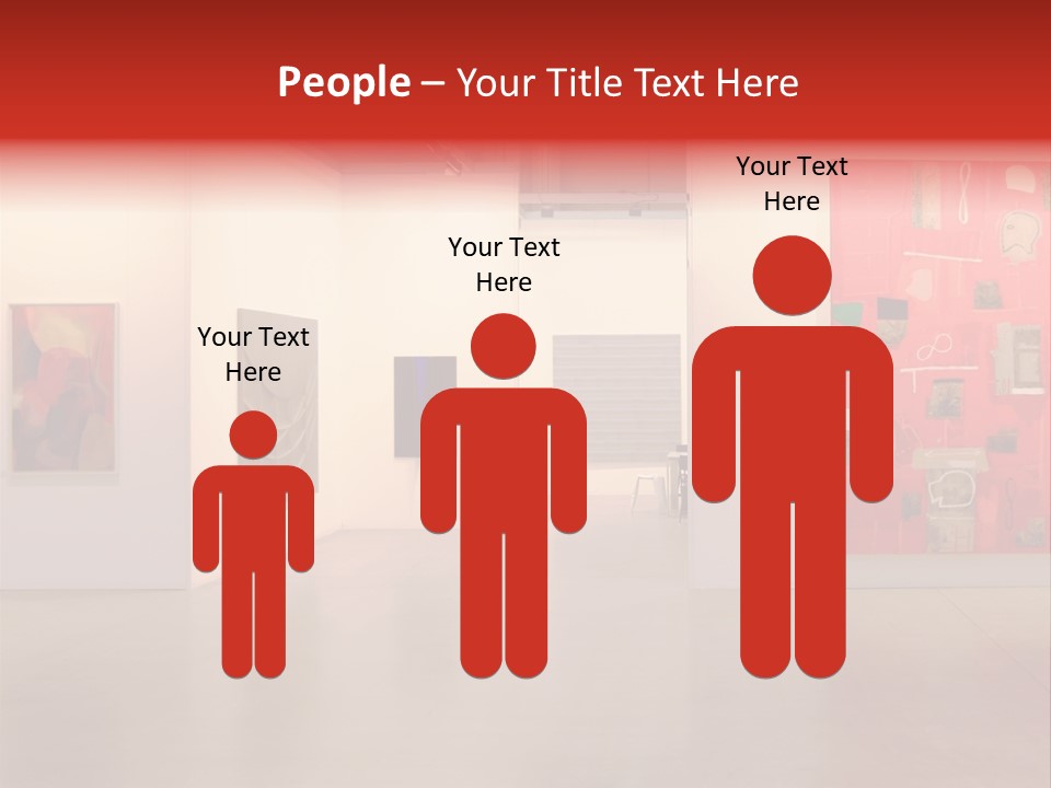 Pictures Gallery Painting Gallery Show Case PowerPoint Template