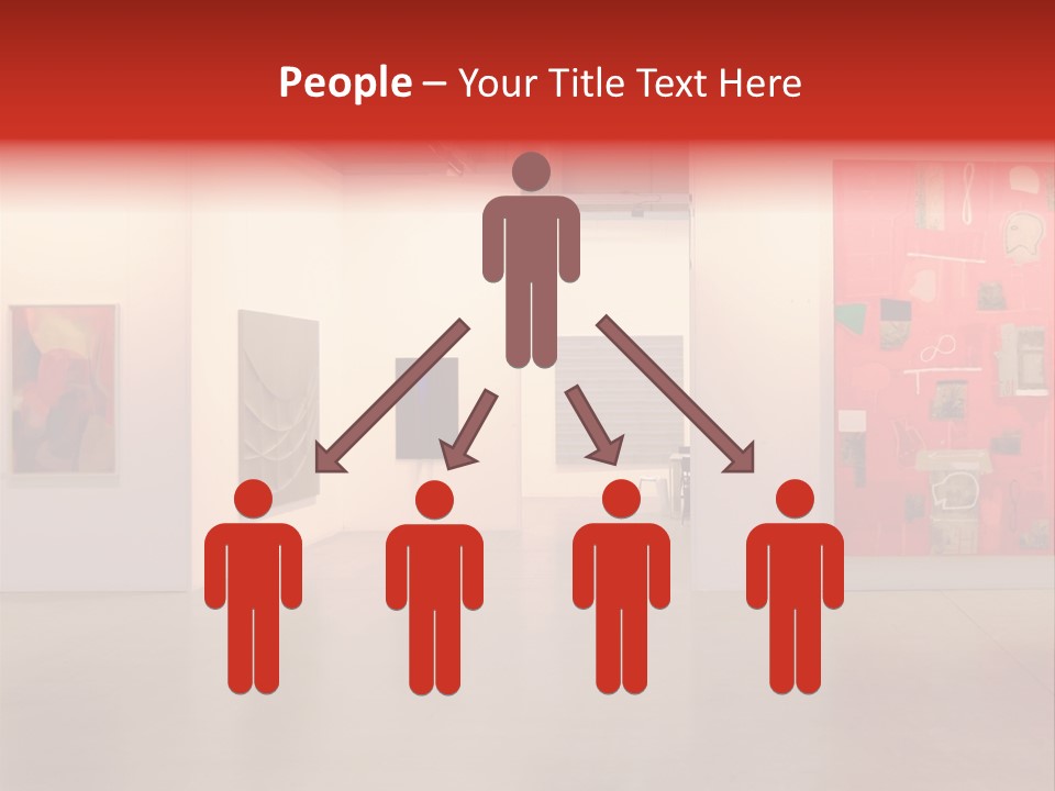 Pictures Gallery Painting Gallery Show Case PowerPoint Template