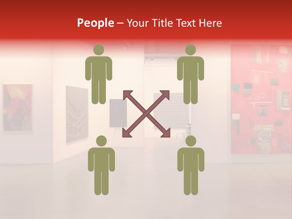 Pictures Gallery Painting Gallery Show Case PowerPoint Template