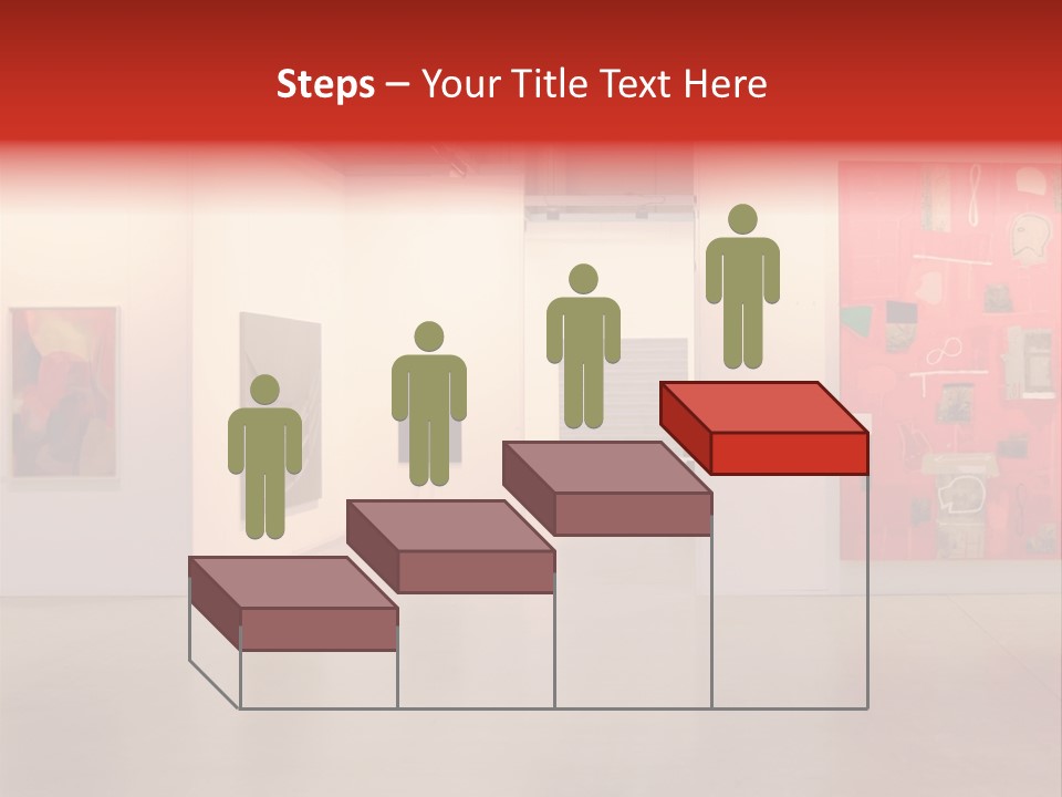 Pictures Gallery Painting Gallery Show Case PowerPoint Template