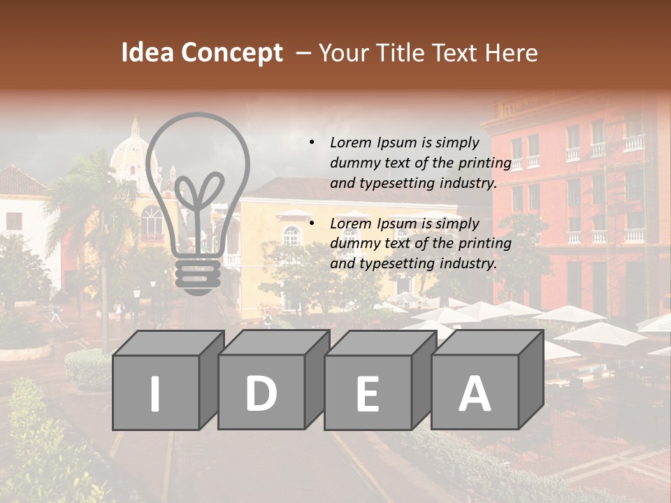 History Colombia Nature PowerPoint Template