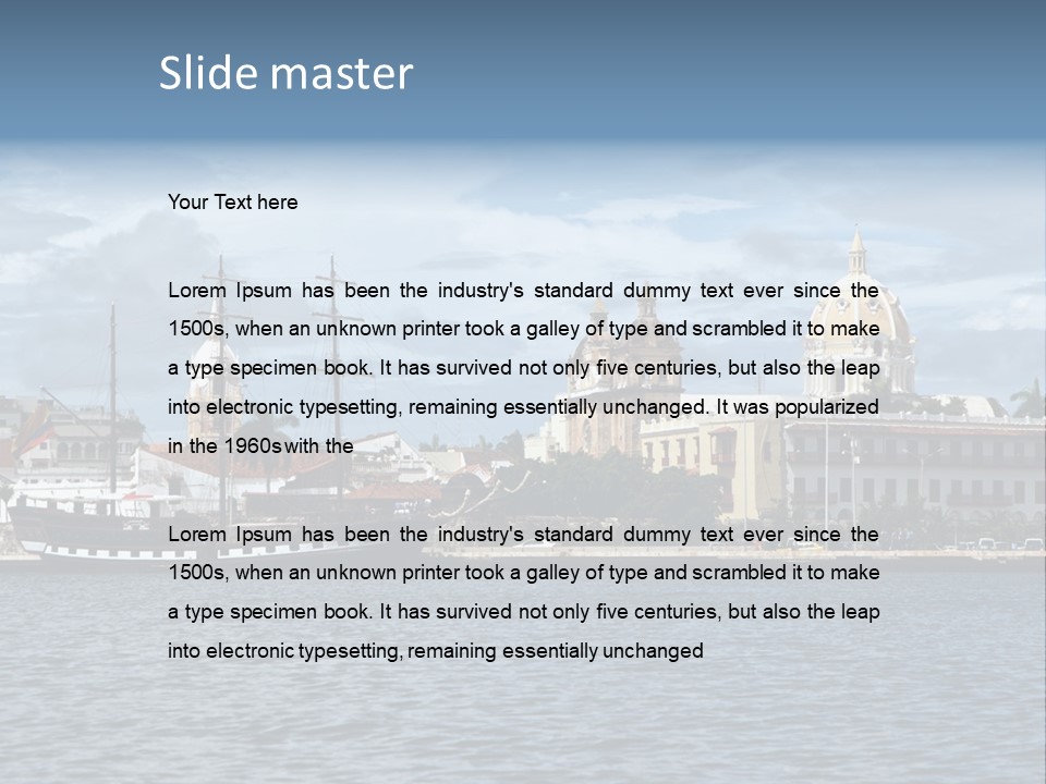 America Color Town PowerPoint Template