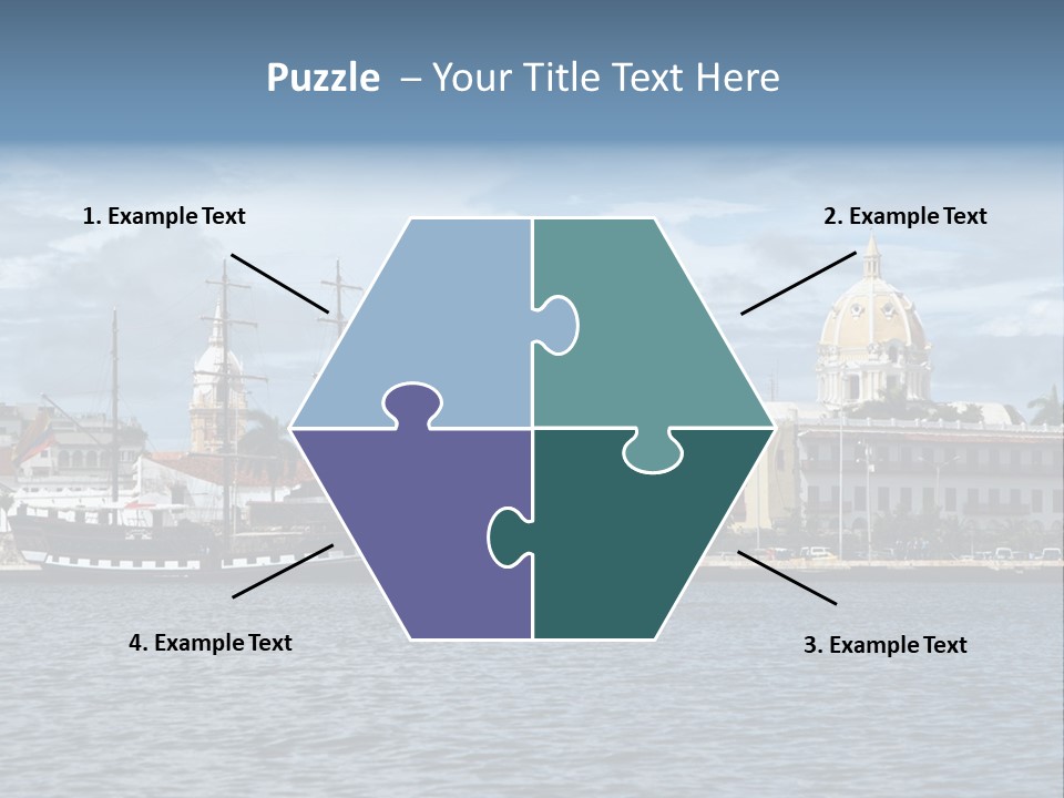 America Color Town PowerPoint Template