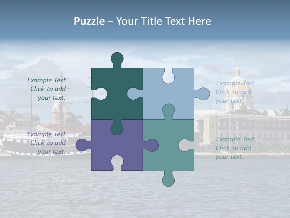 America Color Town PowerPoint Template