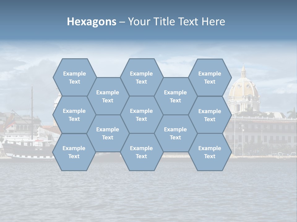 America Color Town PowerPoint Template