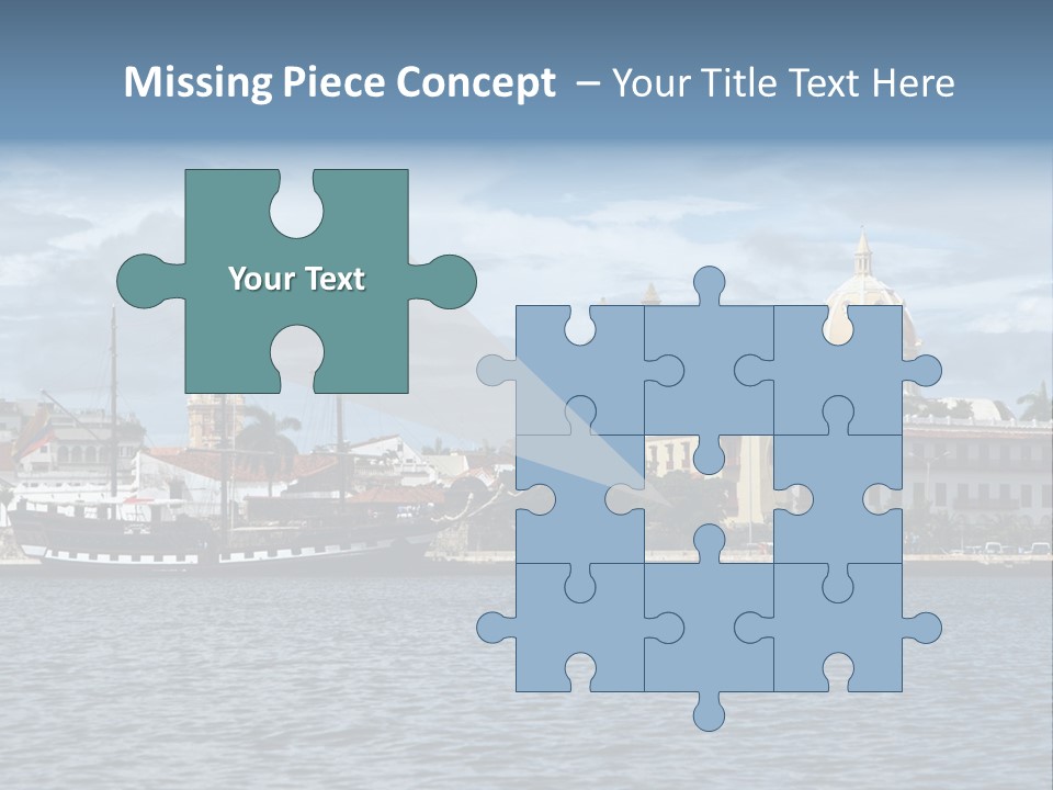 America Color Town PowerPoint Template