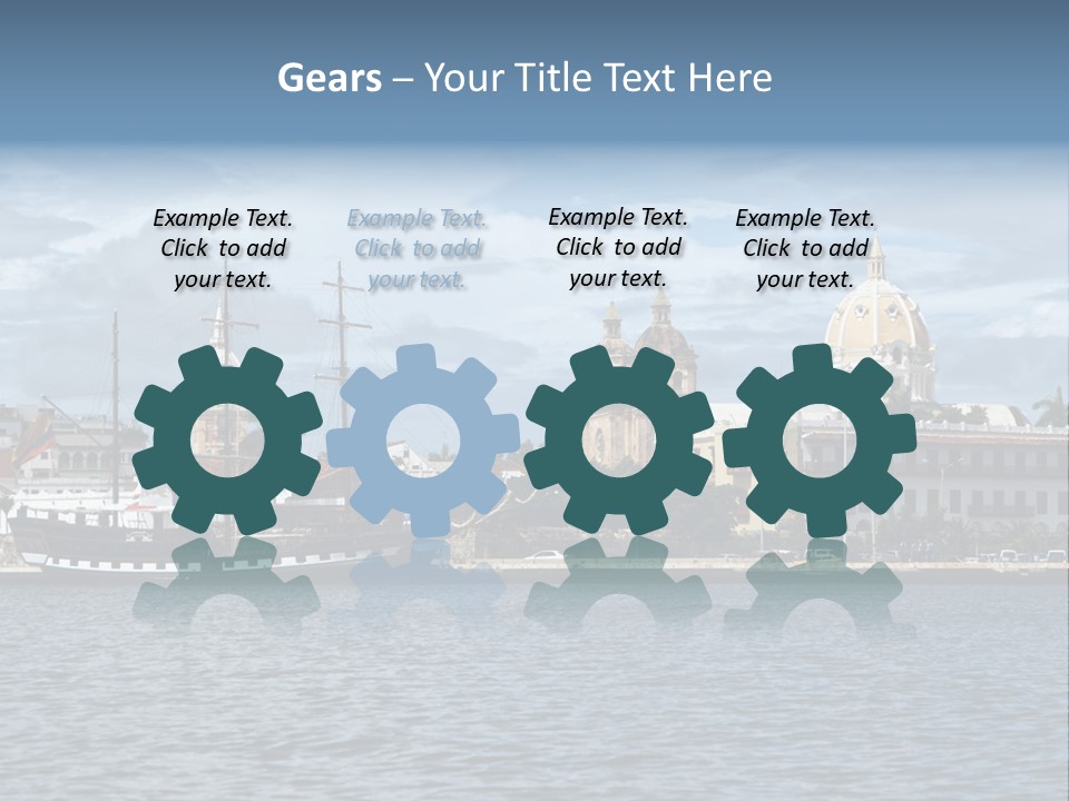 America Color Town PowerPoint Template