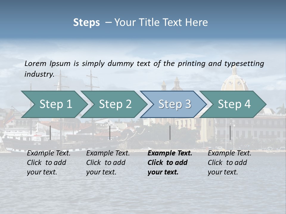 America Color Town PowerPoint Template