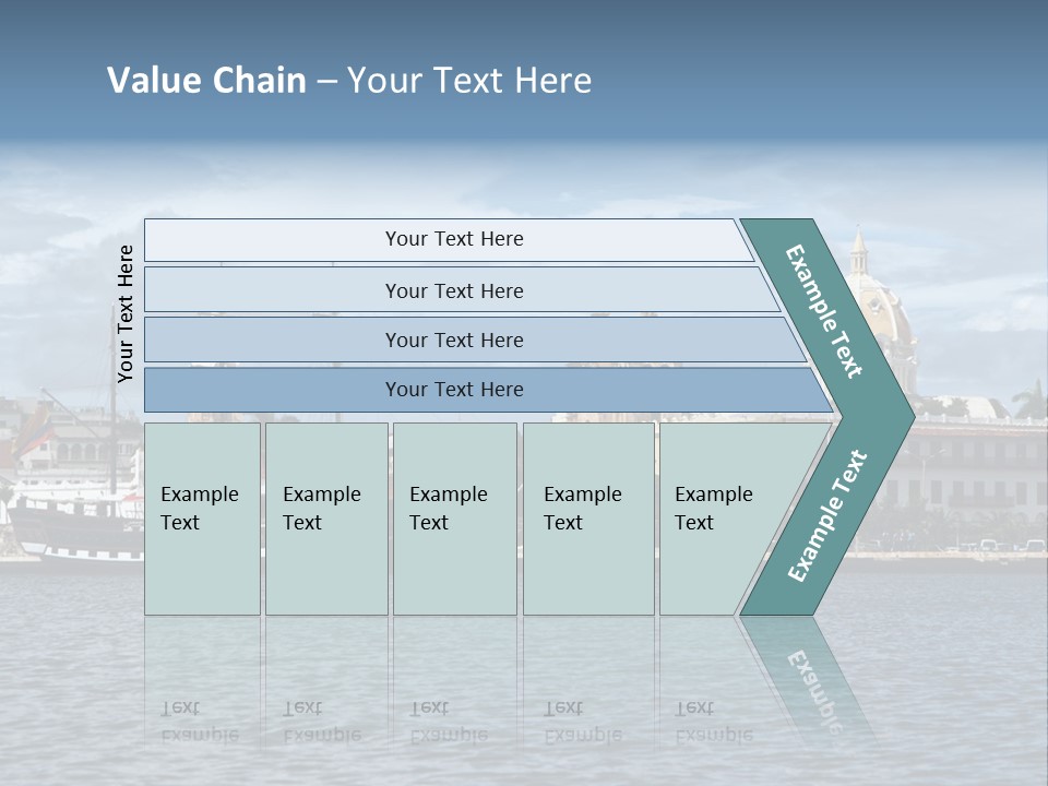 America Color Town PowerPoint Template