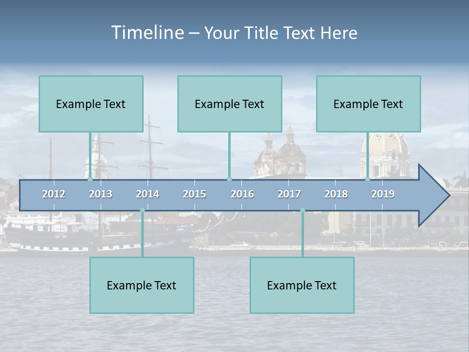 America Color Town PowerPoint Template