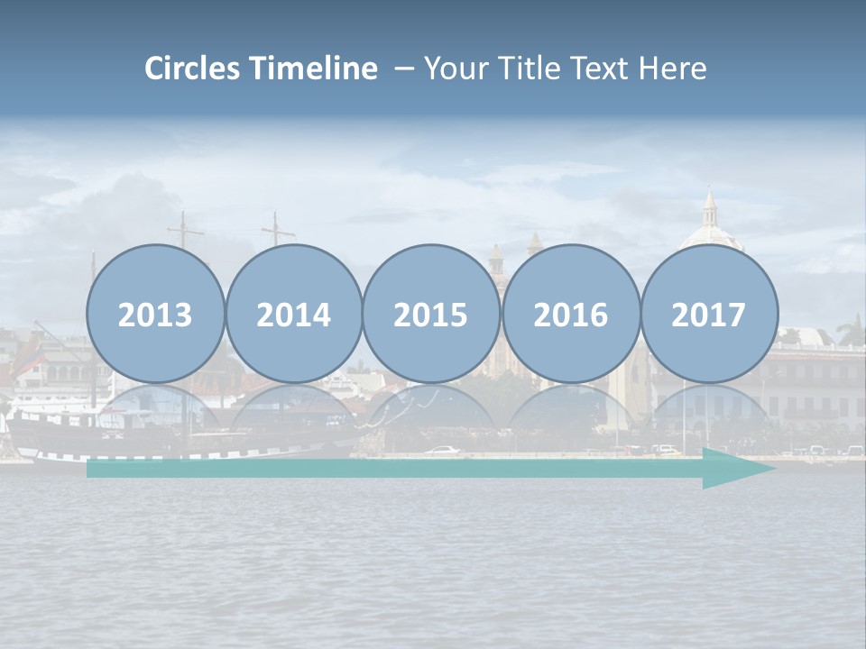 America Color Town PowerPoint Template