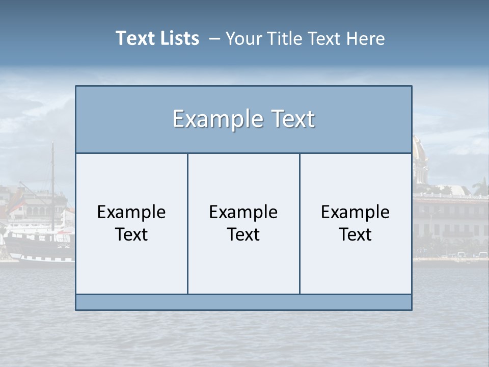 America Color Town PowerPoint Template