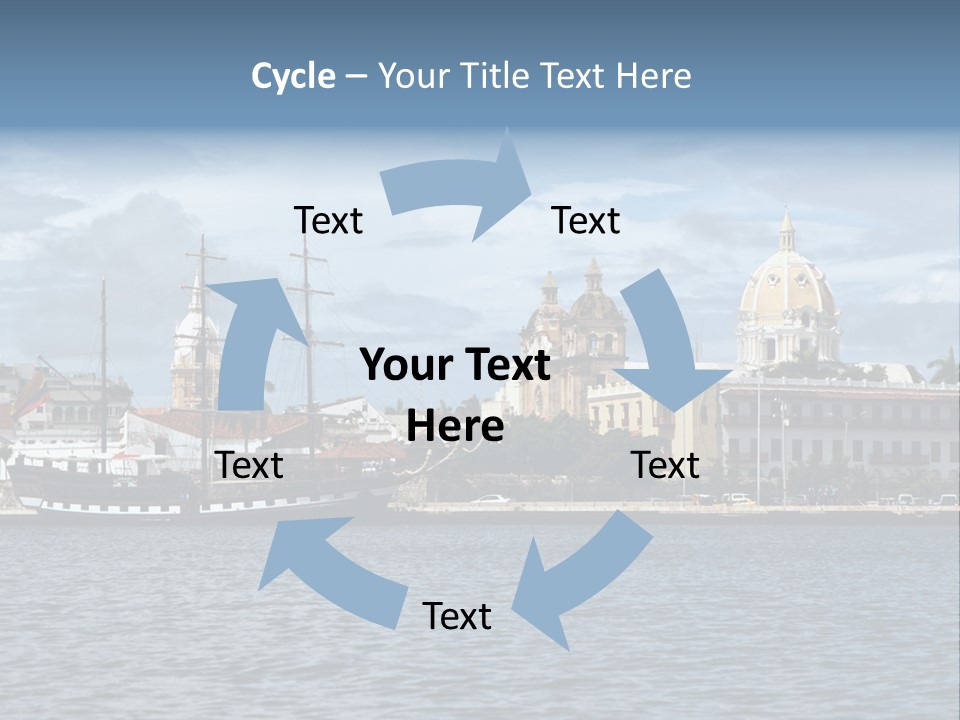 America Color Town PowerPoint Template