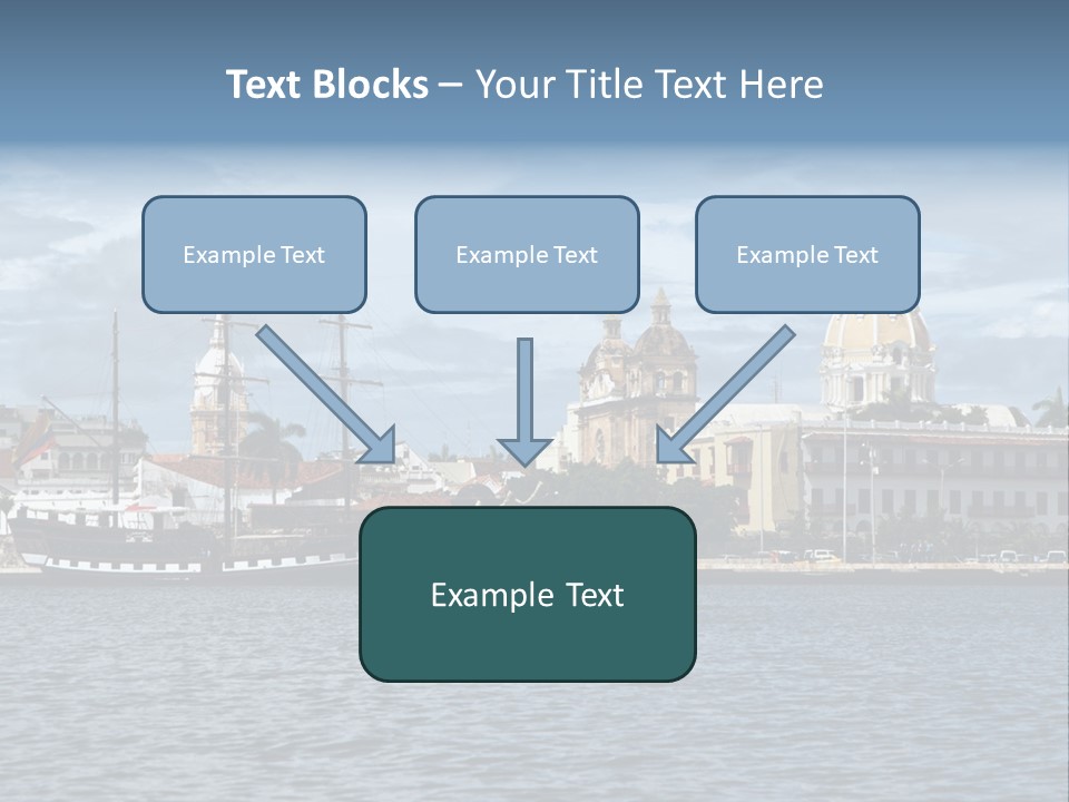 America Color Town PowerPoint Template