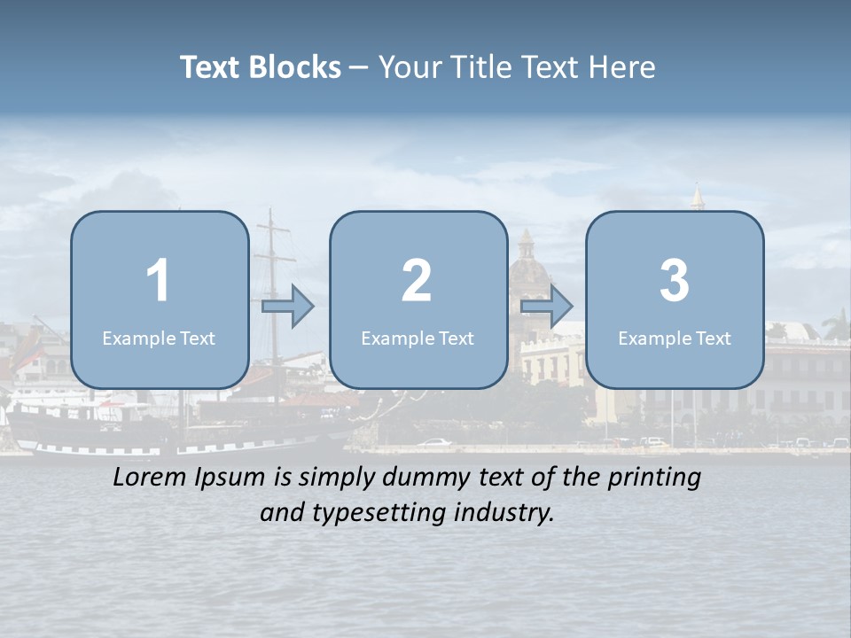 America Color Town PowerPoint Template