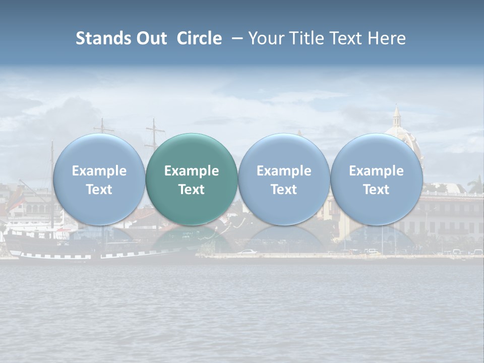 America Color Town PowerPoint Template